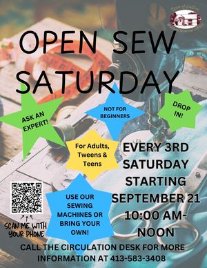 Open Sew Saturday